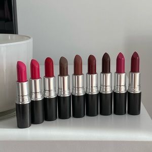 9 MAC Cosmetics Lipsticks